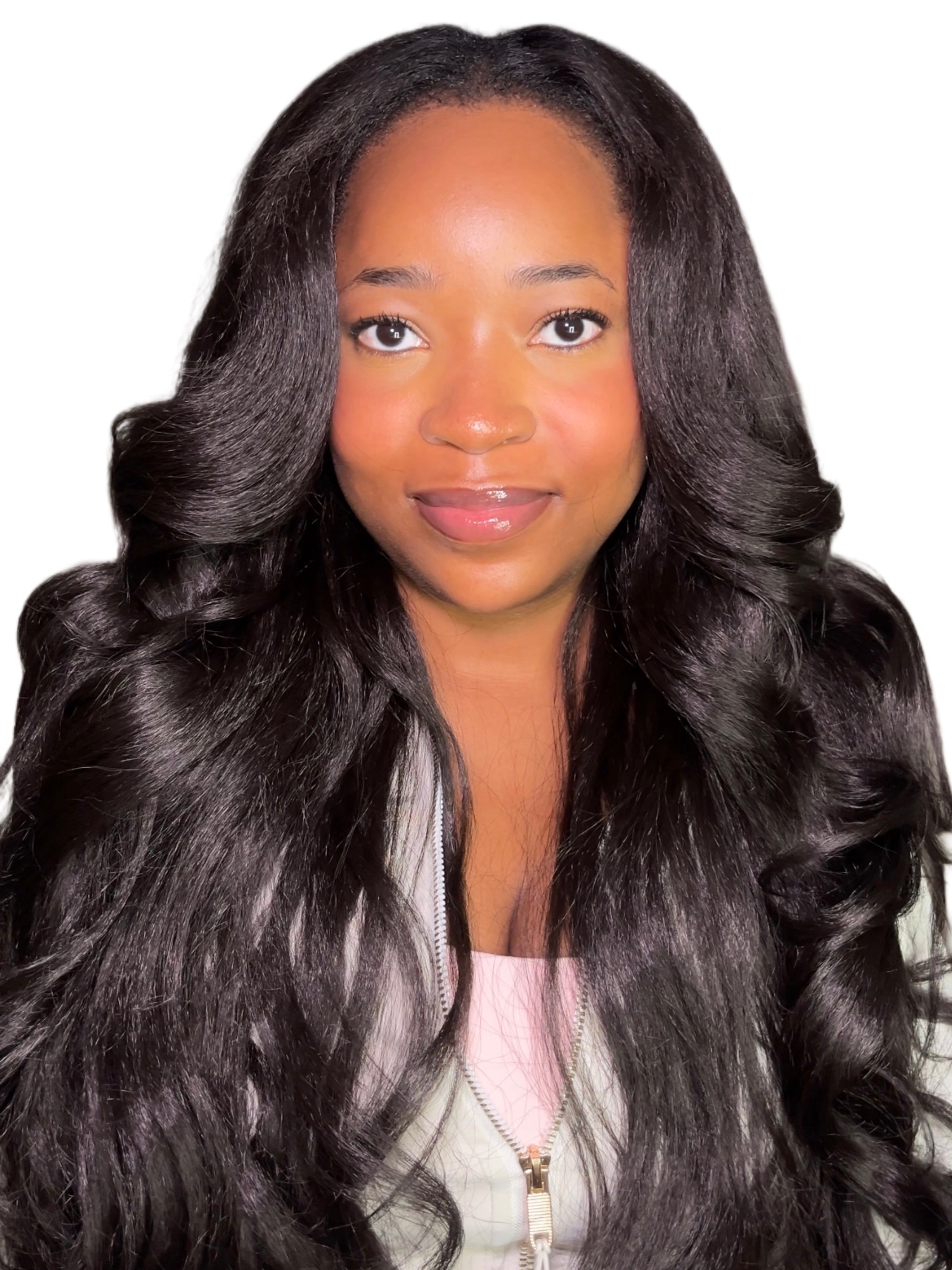 Yaki layered waves u-part wig
