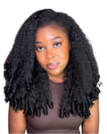 Braid-out textured half Wig(20”)