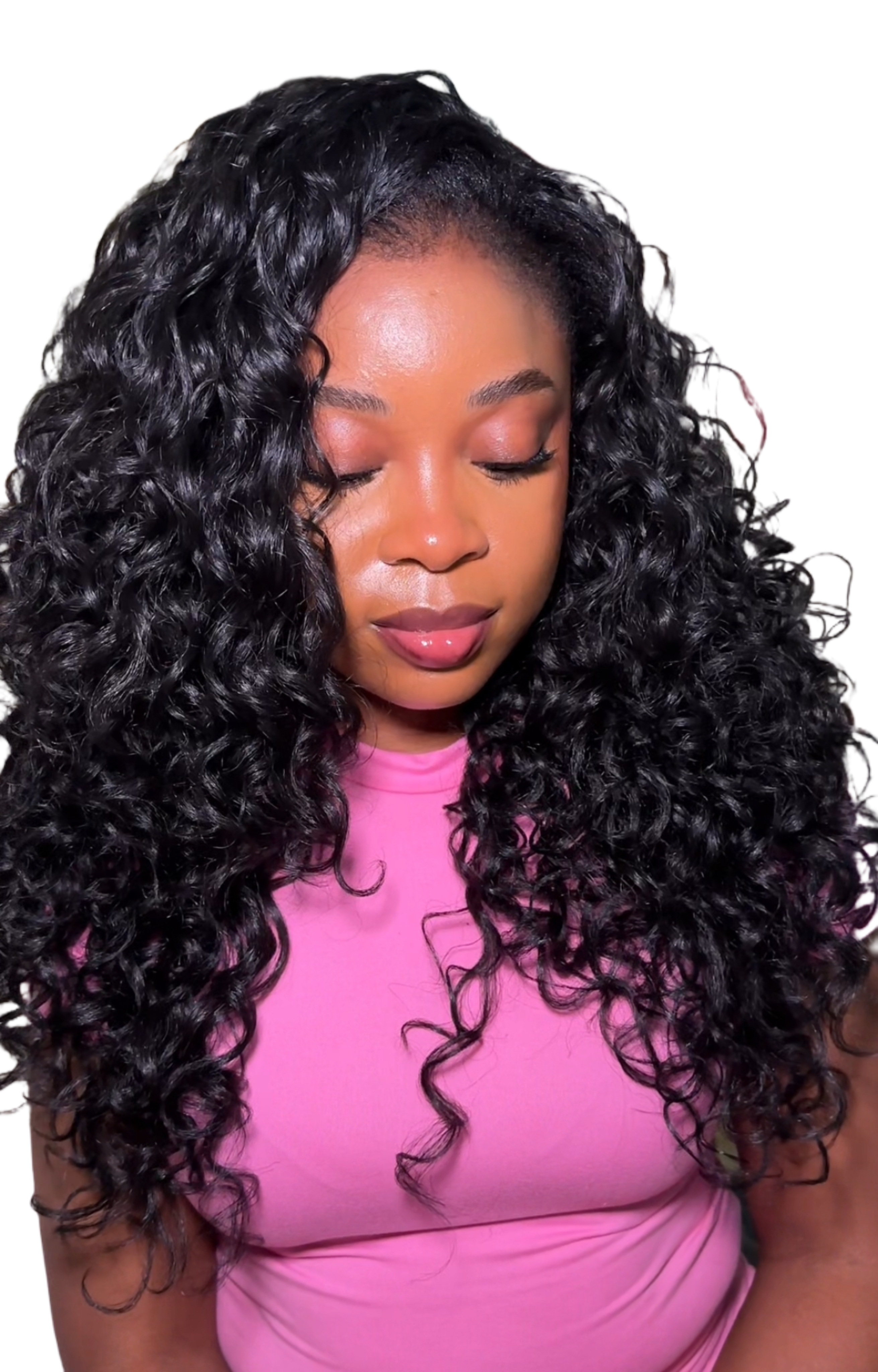 Yaki loose deep wave half wig