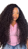 Deep curly half wig(30”)