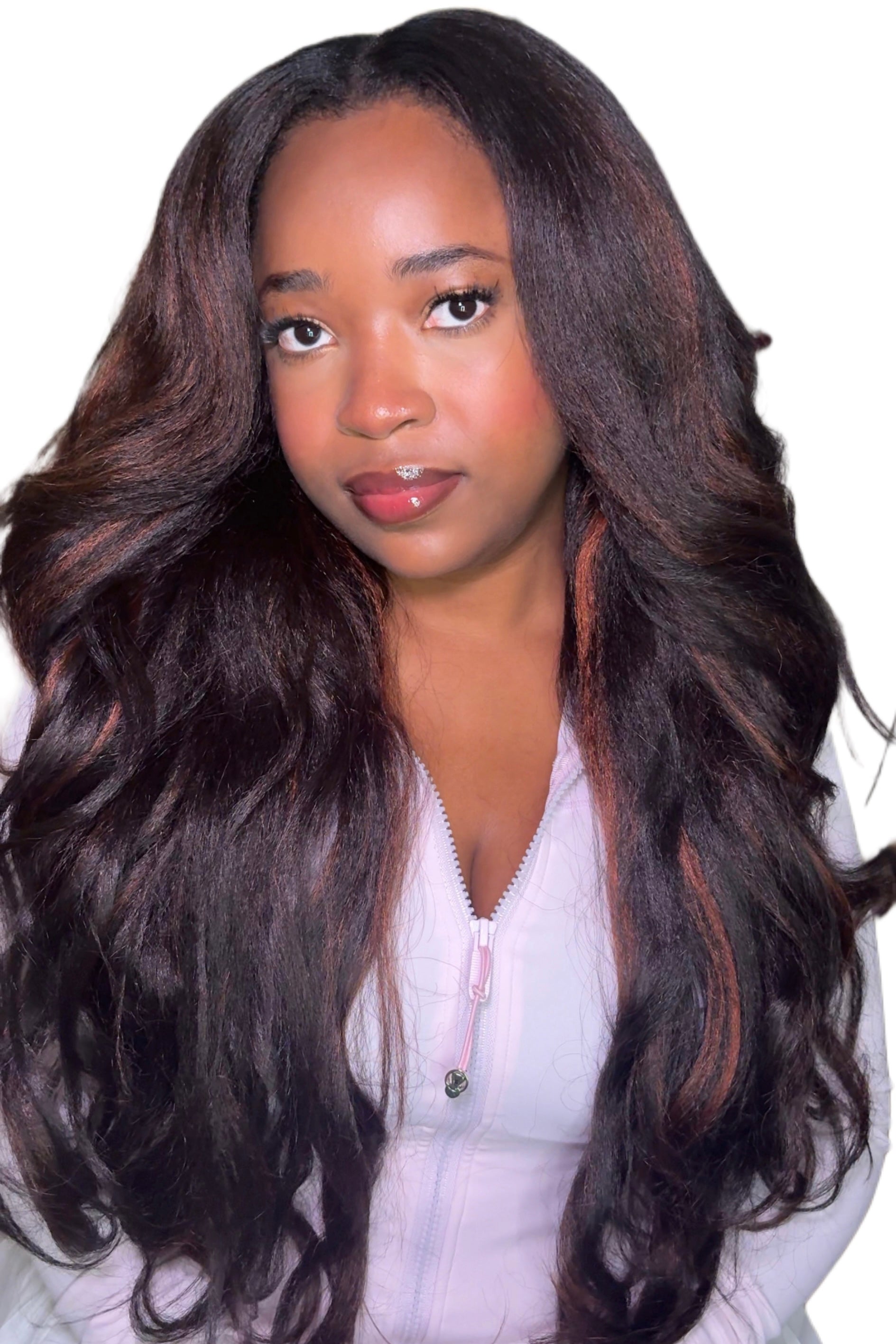Yaki layered waves u-part wig