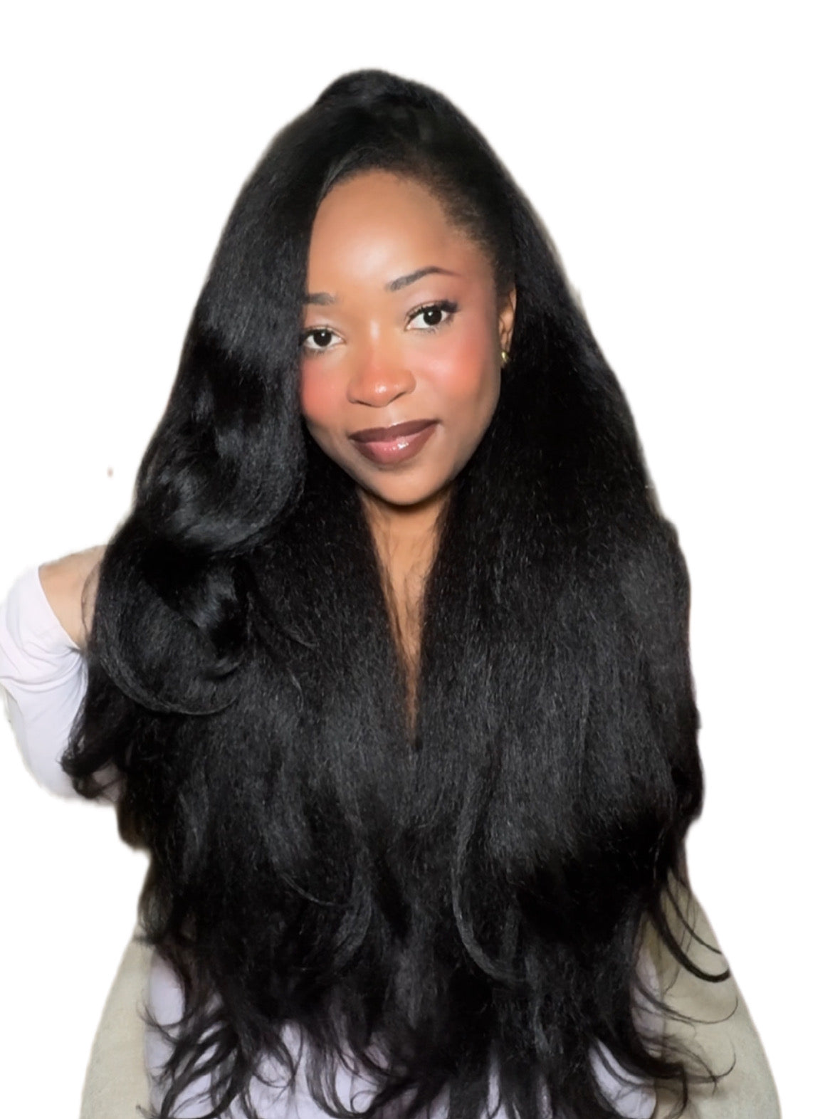 Yaki layered half up/down with a side bang(30/24/14)