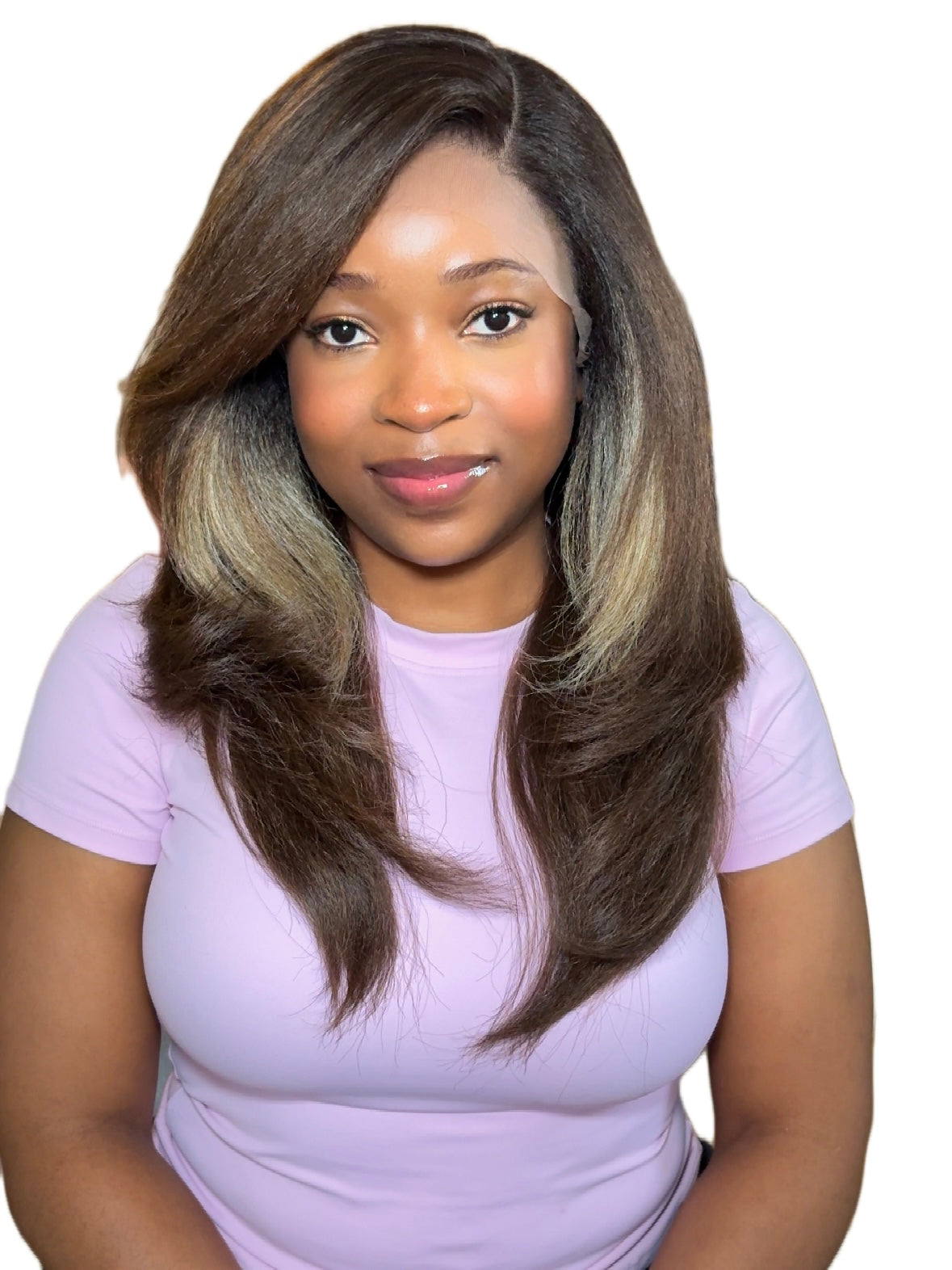 Yaki Feathered Layers Y-Part Frontal Wig(20”)