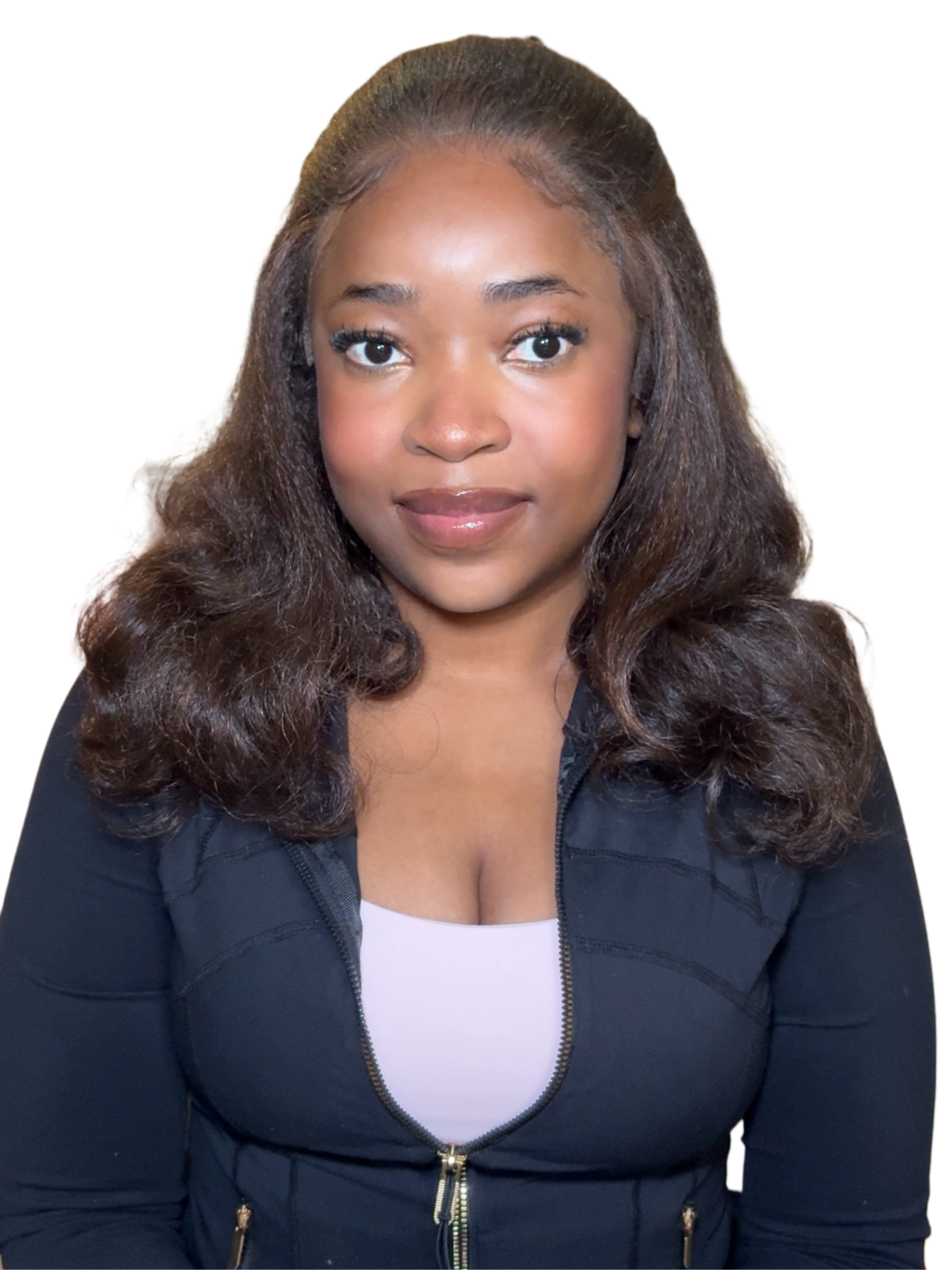 Yaki blow-out frontal wig(16”)