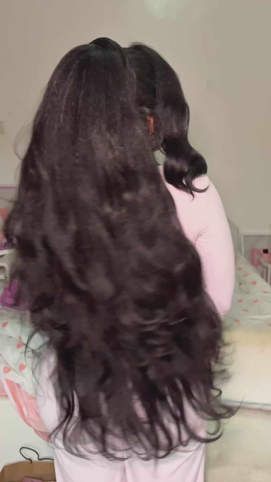 Yaki layered half up/down with a side bang(30/24/14)